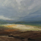 Sunlit Hills - Original - SOLD by artist Harry Brioche - Wyecliffe Galleries