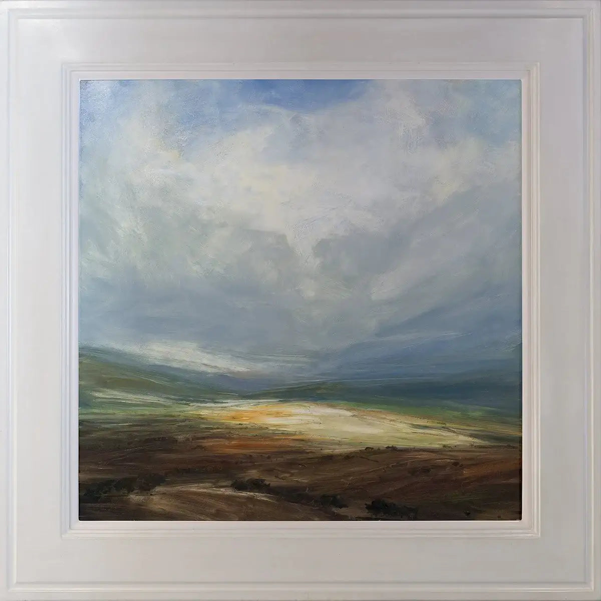 Sunlit Hills - Original - SOLD by artist Harry Brioche - Wyecliffe Galleries