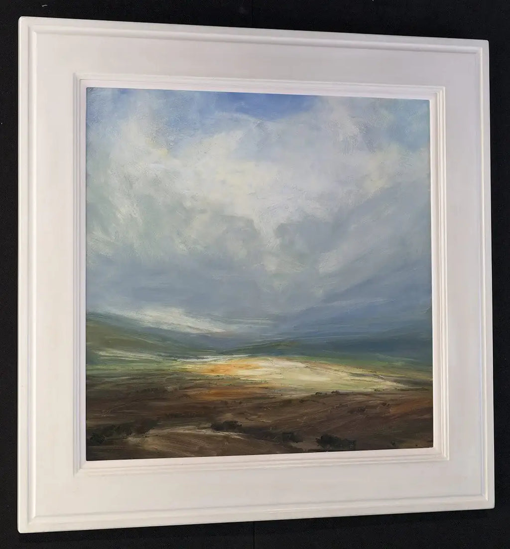 Sunlit Hills - Original - SOLD by artist Harry Brioche - Wyecliffe Galleries
