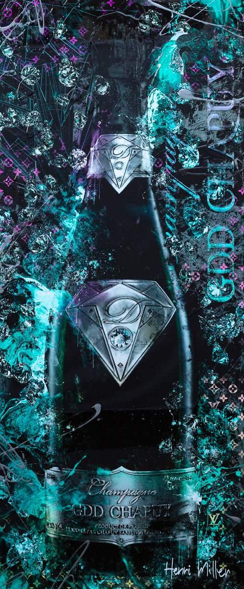 Black Diamond - Original - SOLD by artist Henri Miller - Wyecliffe Galleries