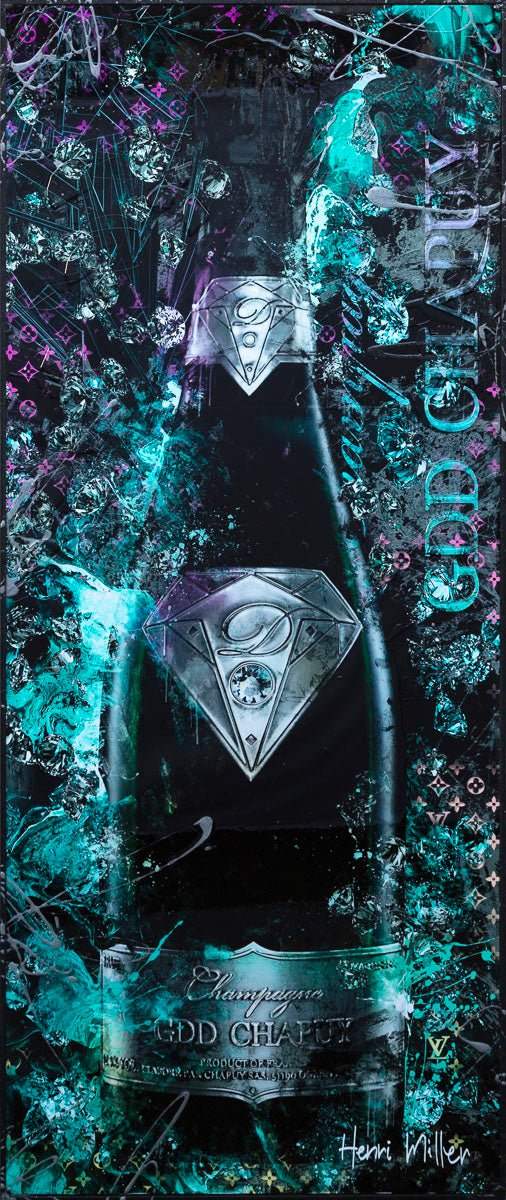 Black Diamond - Original - SOLD by artist Henri Miller - Wyecliffe Galleries
