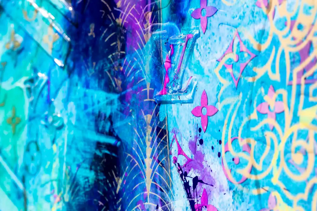 Blue Suede - Original - SOLD by artist Henri Miller - Wyecliffe Galleries