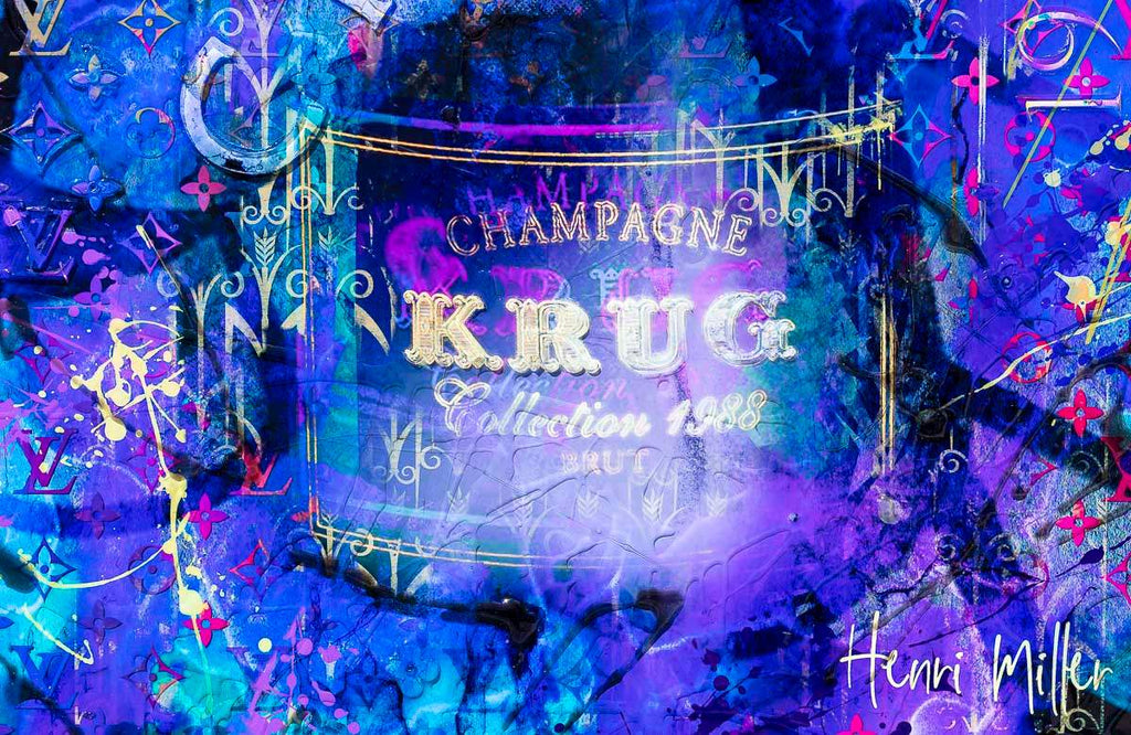 Blue Suede - Original - SOLD by artist Henri Miller - Wyecliffe Galleries