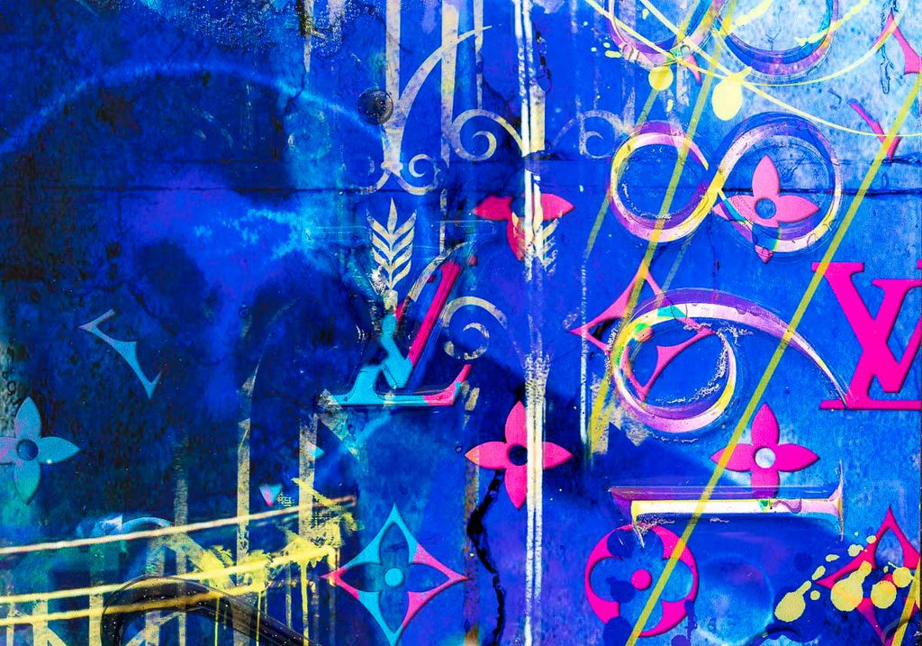 Blue Suede - Original - SOLD by artist Henri Miller - Wyecliffe Galleries