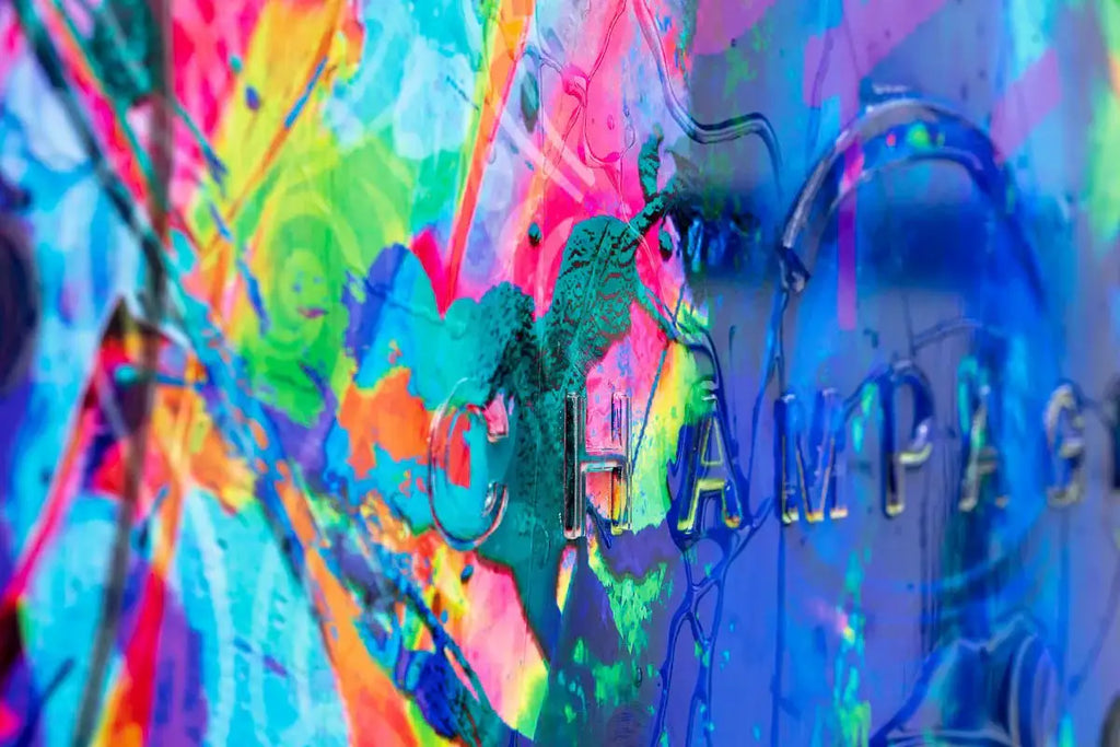 Carnival Lights - Original - SOLD by artist Henri Miller - Wyecliffe Galleries