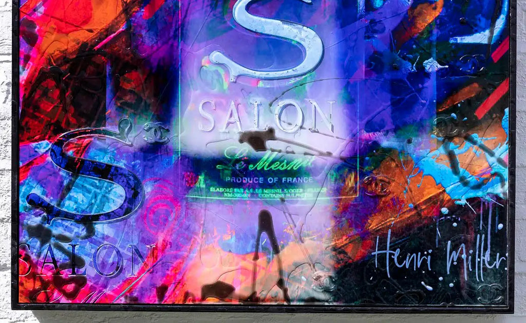 Carnival Lights - Original - SOLD by artist Henri Miller - Wyecliffe Galleries