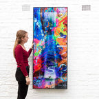 Carnival Lights - Original - SOLD by artist Henri Miller - Wyecliffe Galleries