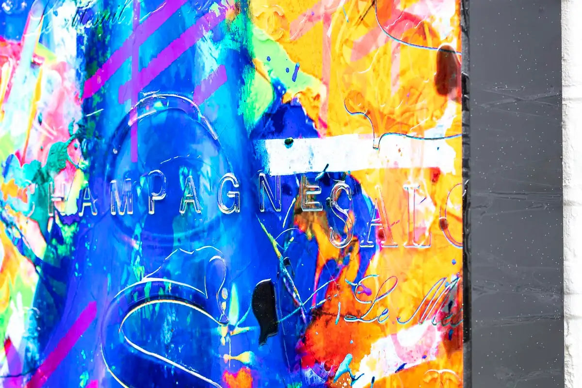 Carnival Lights - Original - SOLD by artist Henri Miller - Wyecliffe Galleries