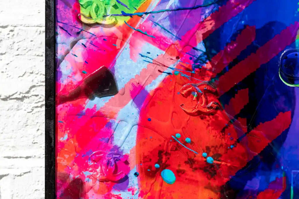 Carnival Lights - Original - SOLD by artist Henri Miller - Wyecliffe Galleries