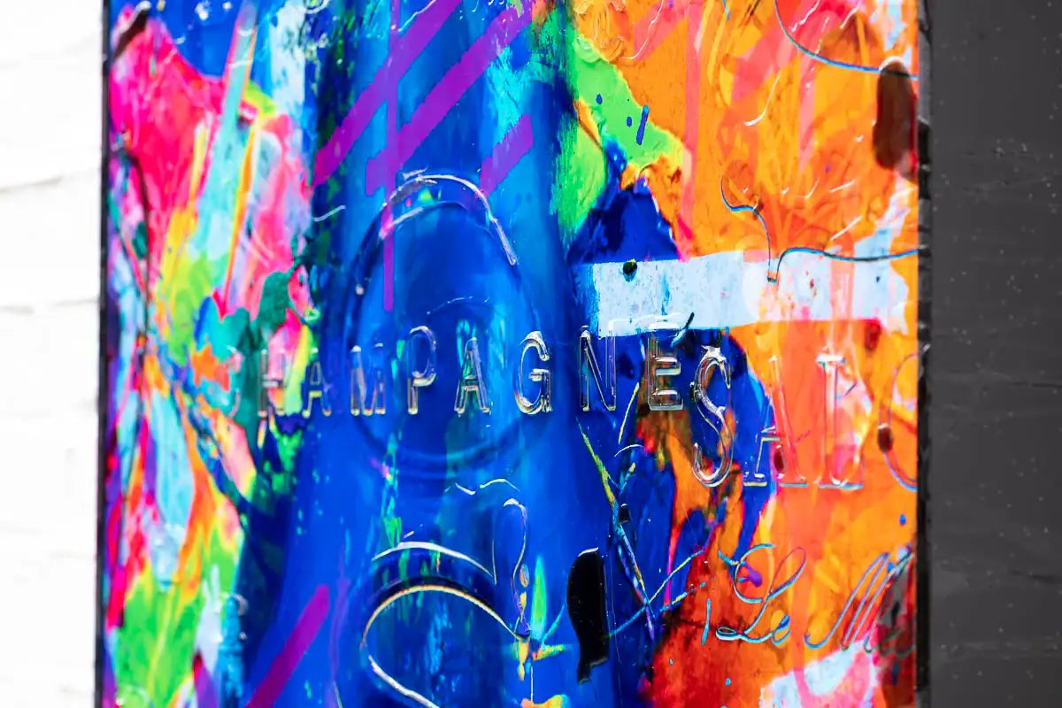 Carnival Lights - Original - SOLD by artist Henri Miller - Wyecliffe Galleries