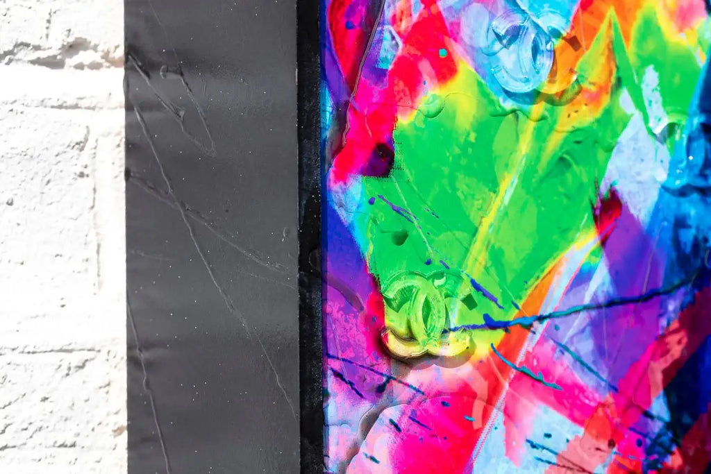 Carnival Lights - Original - SOLD by artist Henri Miller - Wyecliffe Galleries