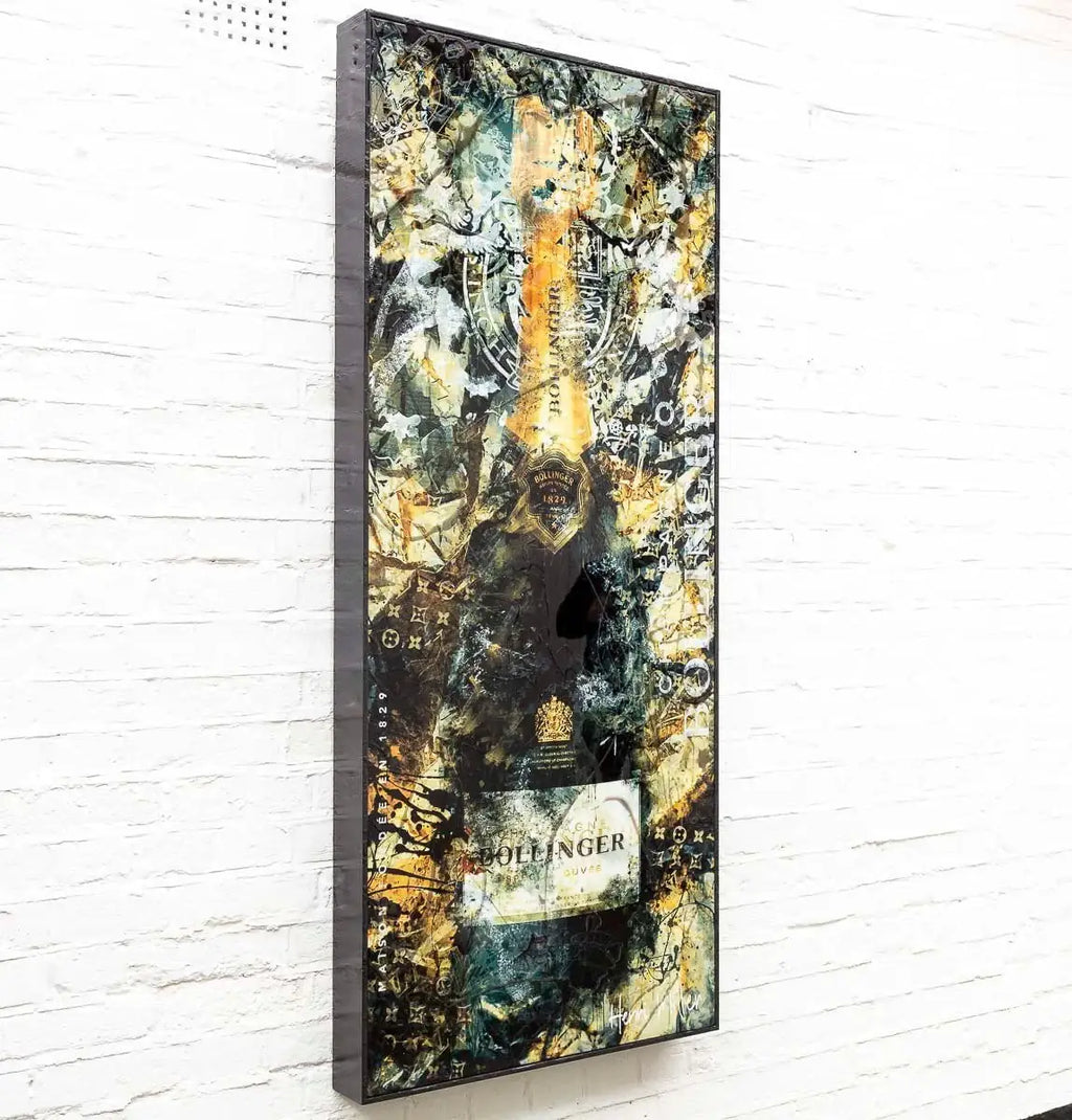 Gold Flake - Original - SOLD by artist Henri Miller - Wyecliffe Galleries