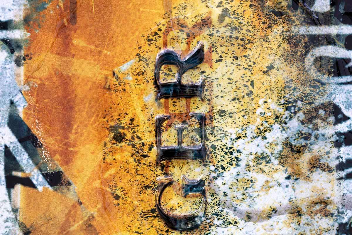 Gold Flake - Original - SOLD by artist Henri Miller - Wyecliffe Galleries