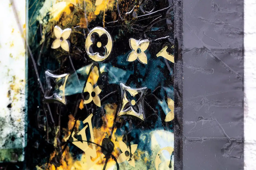 Gold Flake - Original - SOLD by artist Henri Miller - Wyecliffe Galleries