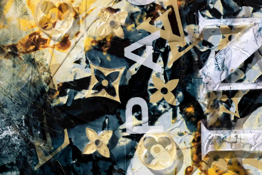 Gold Flake - Original - SOLD by artist Henri Miller - Wyecliffe Galleries