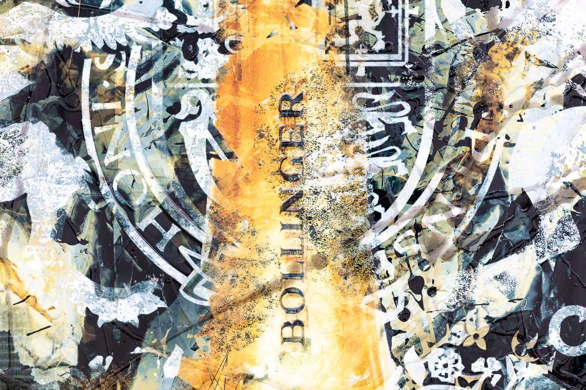 Gold Flake - Original - SOLD by artist Henri Miller - Wyecliffe Galleries