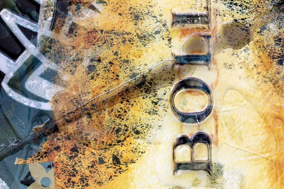 Gold Flake - Original - SOLD by artist Henri Miller - Wyecliffe Galleries