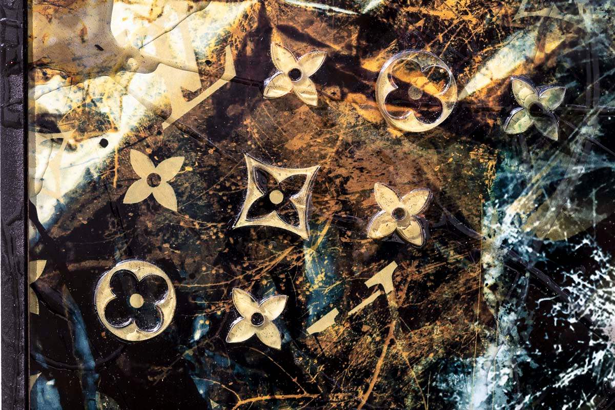 Gold Flake - Original - SOLD by artist Henri Miller - Wyecliffe Galleries