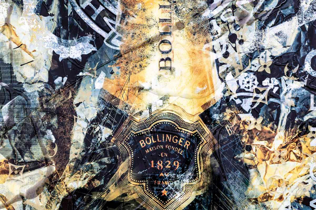 Gold Flake - Original - SOLD by artist Henri Miller - Wyecliffe Galleries