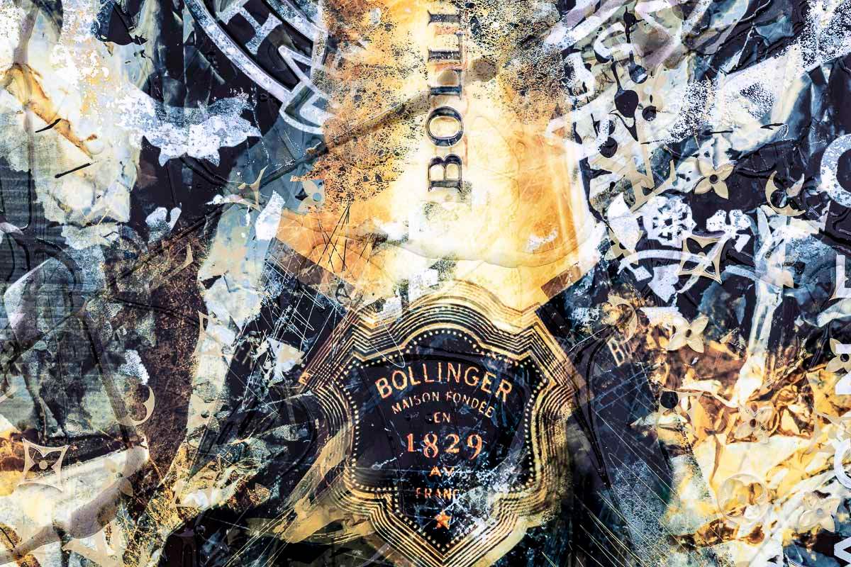 Gold Flake - Original - SOLD by artist Henri Miller - Wyecliffe Galleries