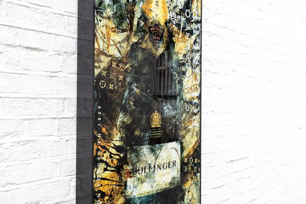 Gold Flake - Original - SOLD by artist Henri Miller - Wyecliffe Galleries