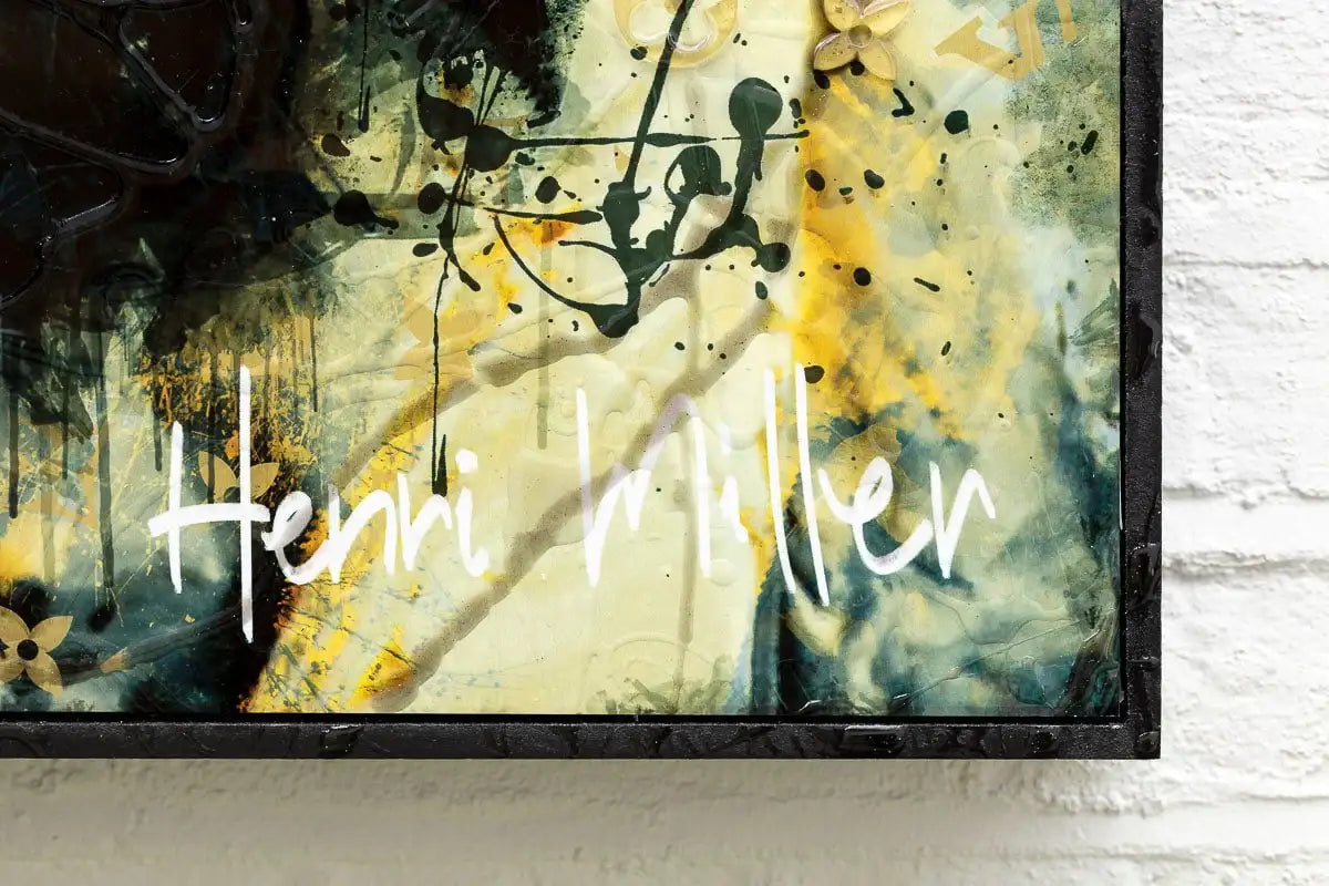 Gold Flake - Original - SOLD by artist Henri Miller - Wyecliffe Galleries