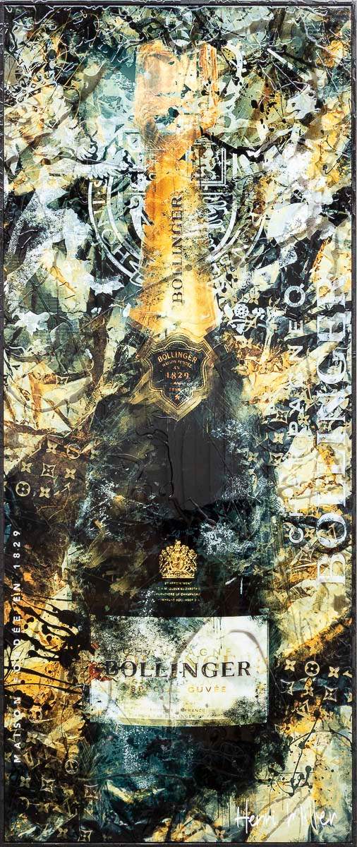 Gold Flake - Original - SOLD by artist Henri Miller - Wyecliffe Galleries