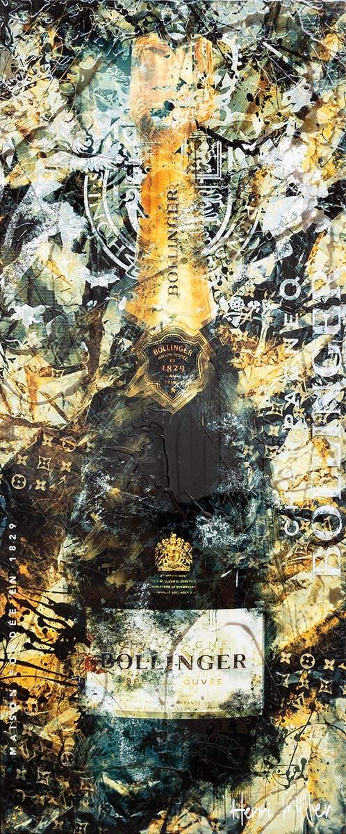 Gold Flake - Original - SOLD by artist Henri Miller - Wyecliffe Galleries