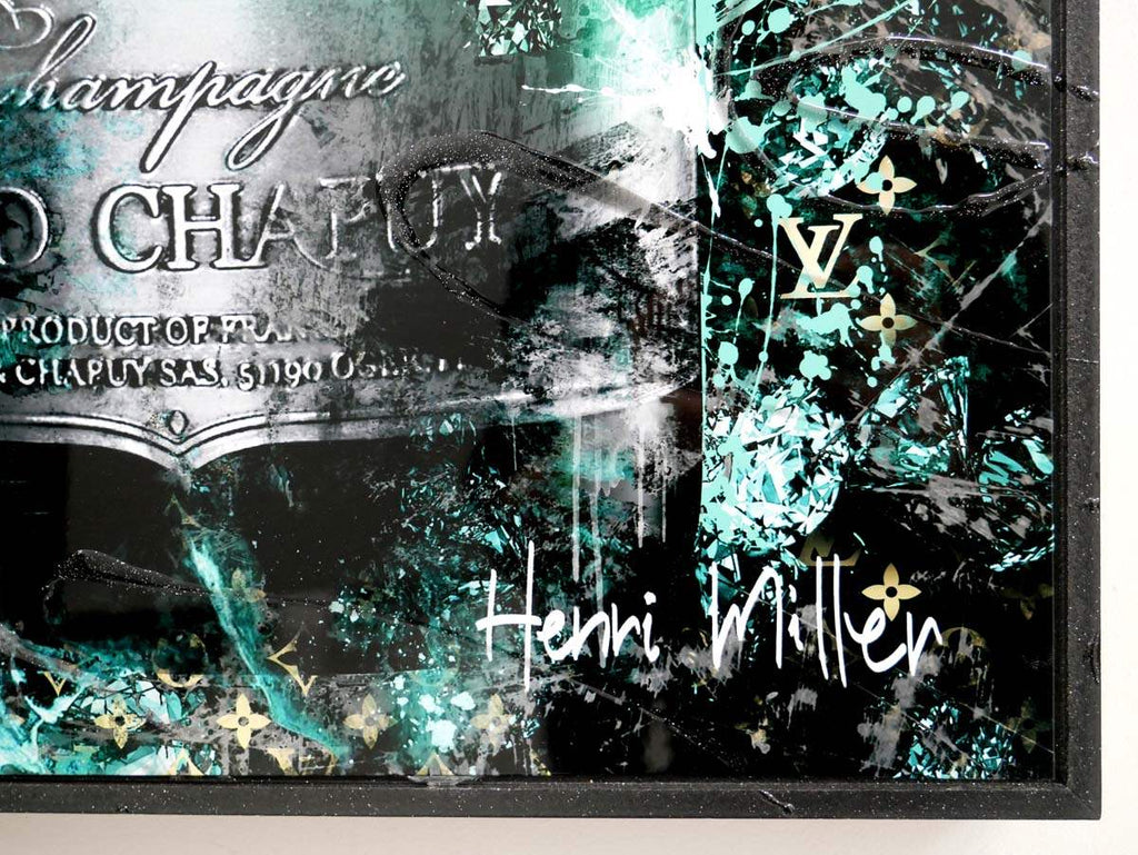 'J'aime Le Champagne' - Edition SET by artist Henri Miller - Wyecliffe Galleries