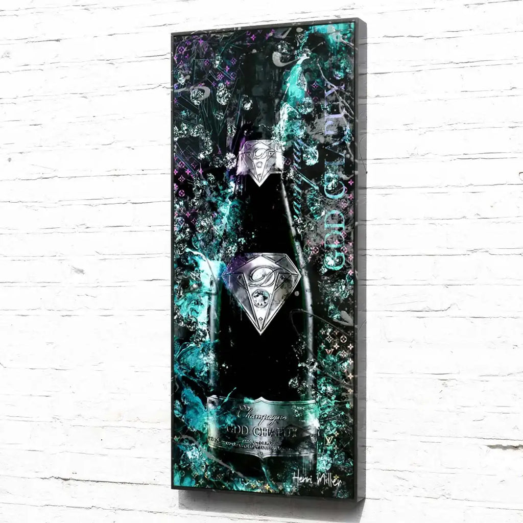 'J'aime Le Champagne' - Edition SET by artist Henri Miller - Wyecliffe Galleries