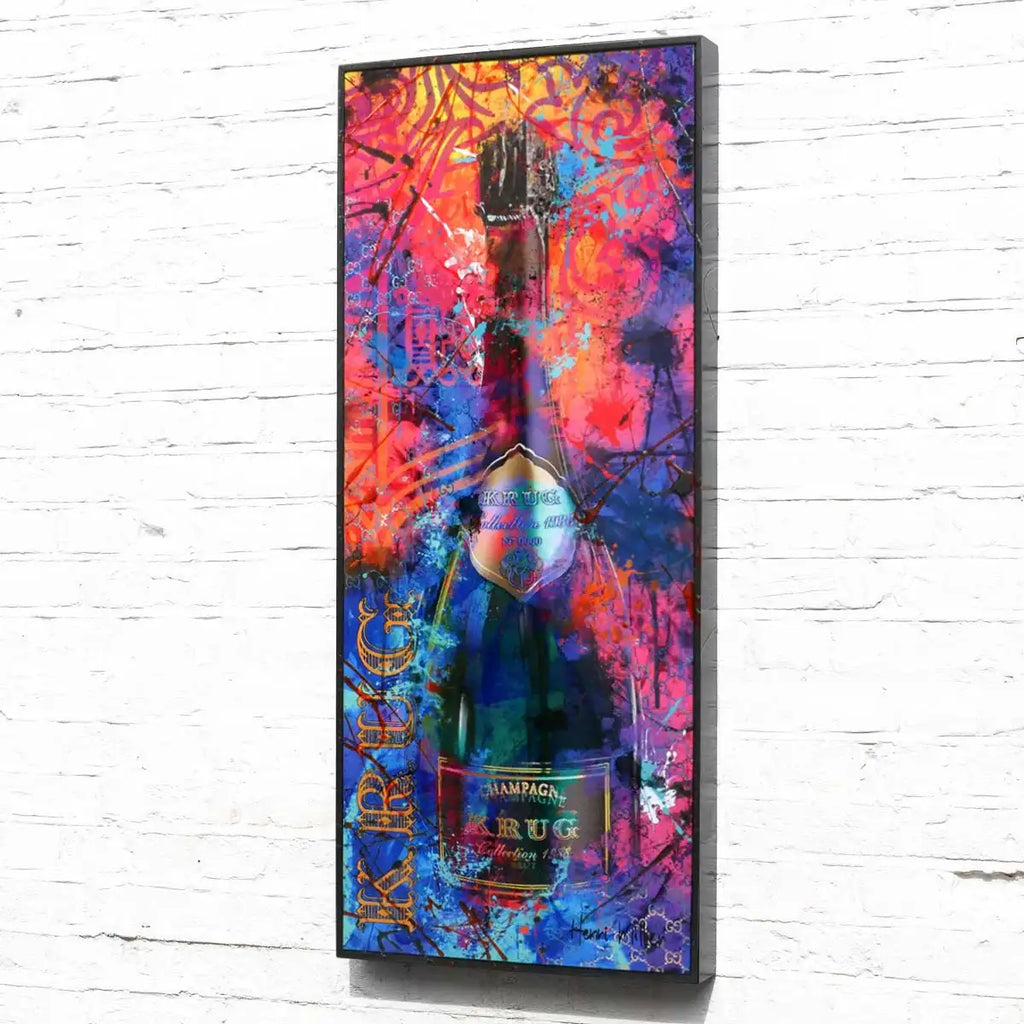 'J'aime Le Champagne' - Edition SET by artist Henri Miller - Wyecliffe Galleries