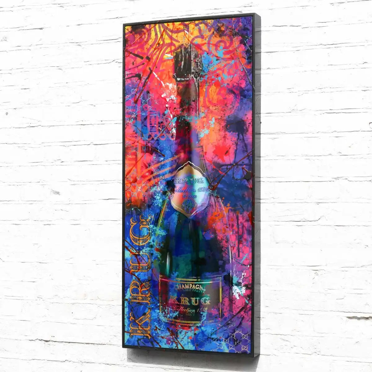 'J'aime Le Champagne' - Edition SET by artist Henri Miller - Wyecliffe Galleries