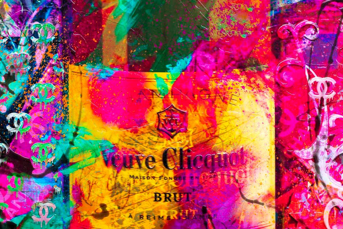 Rainbow Pop - Original - SOLD by artist Henri Miller - Wyecliffe Galleries