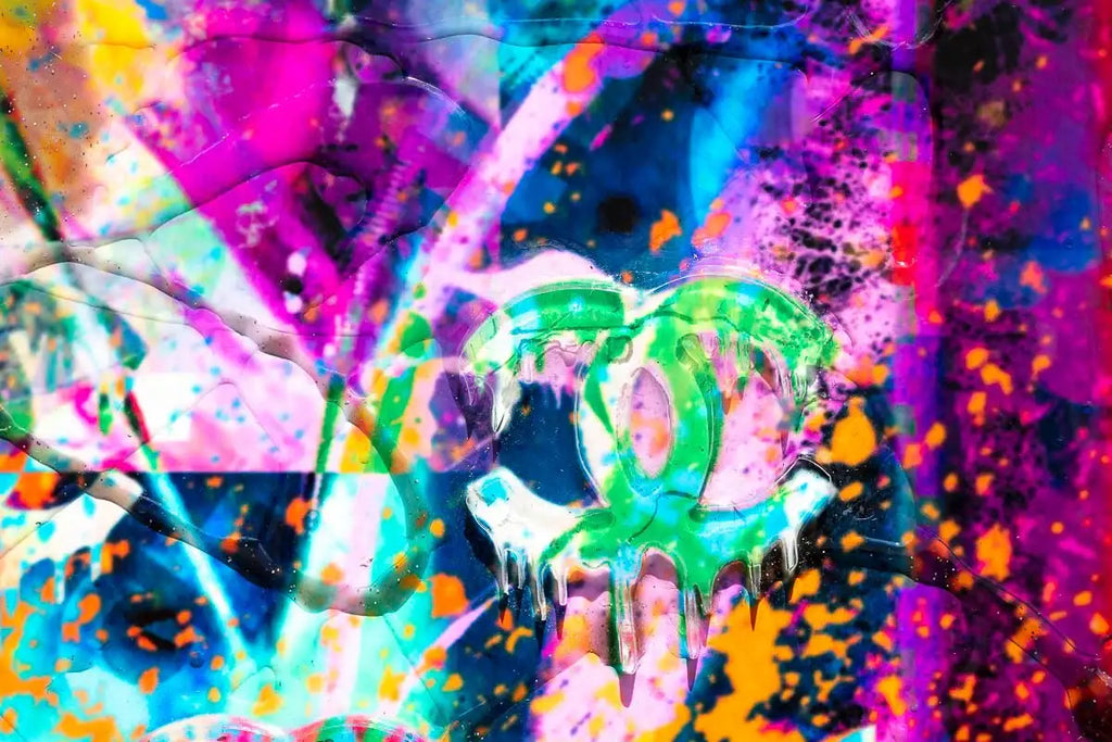 Rainbow Pop - Original - SOLD by artist Henri Miller - Wyecliffe Galleries