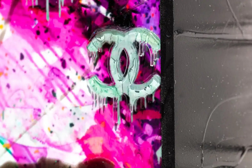 Rainbow Pop - Original - SOLD by artist Henri Miller - Wyecliffe Galleries