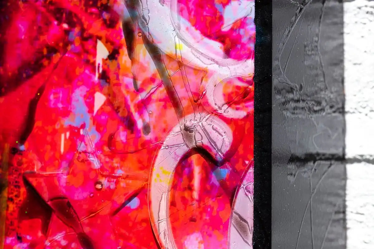 Rainbow Pop - Original - SOLD by artist Henri Miller - Wyecliffe Galleries