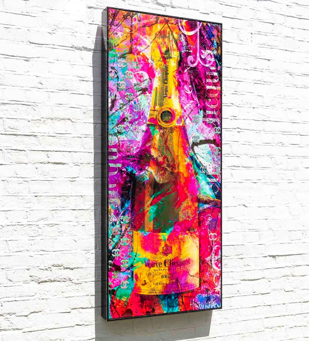 Rainbow Pop - Original - SOLD by artist Henri Miller - Wyecliffe Galleries