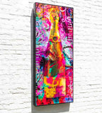 Rainbow Pop - Original - SOLD by artist Henri Miller - Wyecliffe Galleries