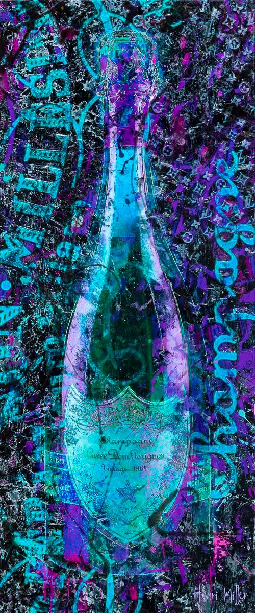 Ultra Violet - Original SOLD by artist Henri Miller - Wyecliffe Galleries