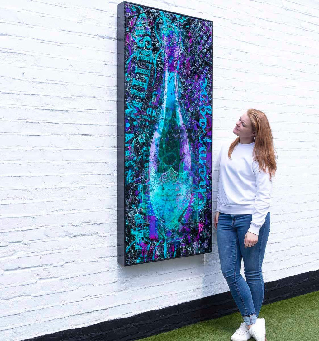 Ultra Violet - Original SOLD by artist Henri Miller - Wyecliffe Galleries