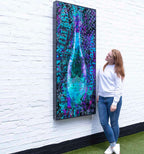 Ultra Violet - Original SOLD by artist Henri Miller - Wyecliffe Galleries