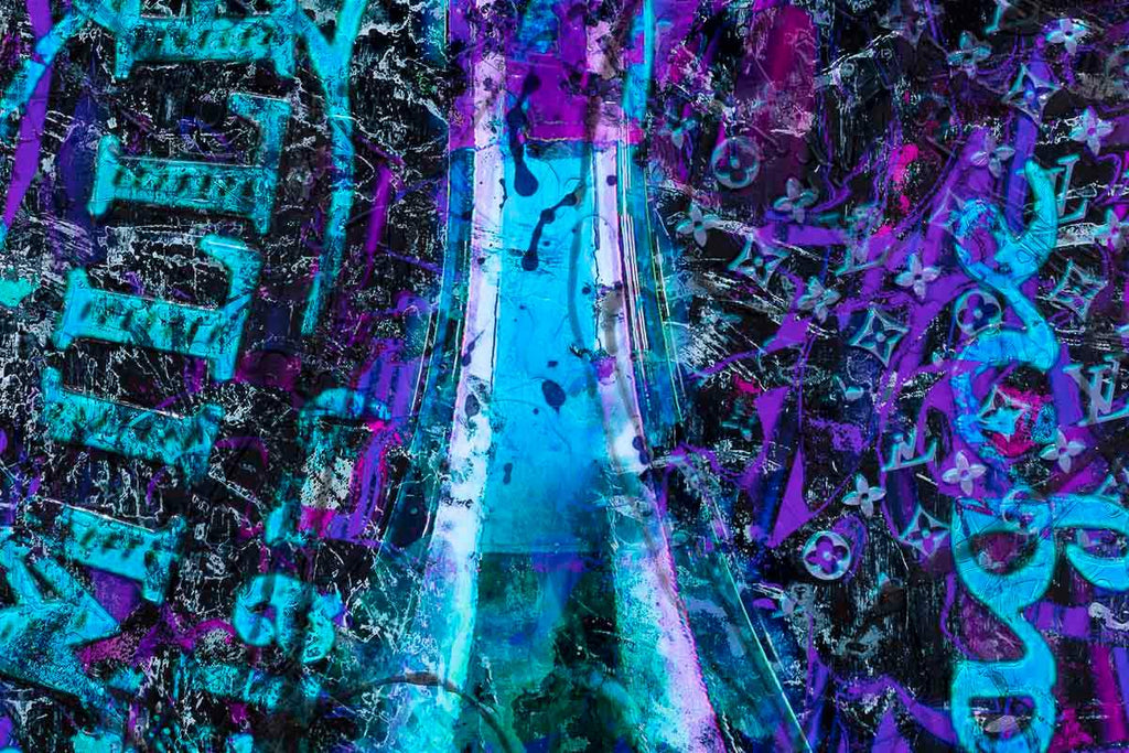 Ultra Violet - Original SOLD by artist Henri Miller - Wyecliffe Galleries