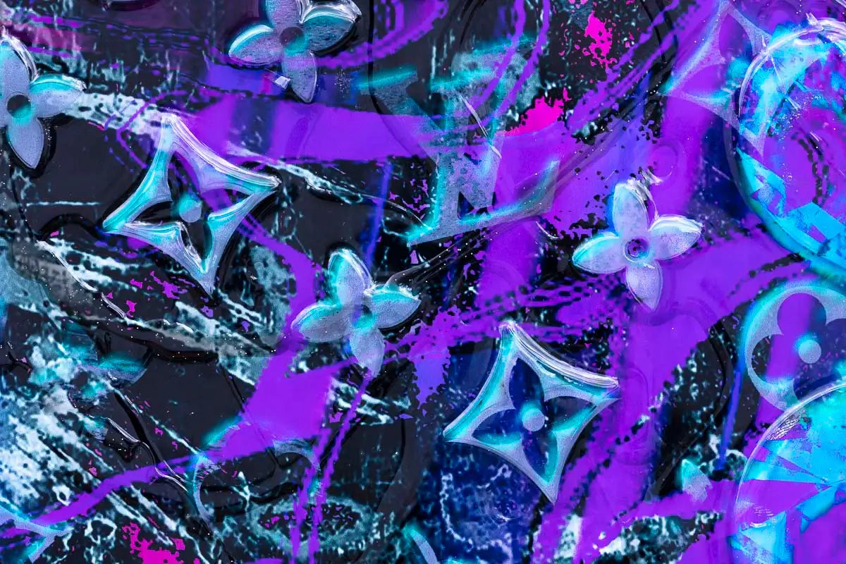 Ultra Violet - Original SOLD by artist Henri Miller - Wyecliffe Galleries