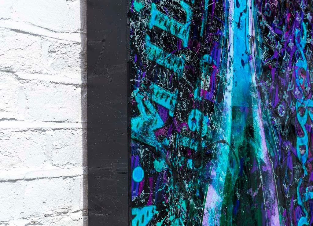 Ultra Violet - Original SOLD by artist Henri Miller - Wyecliffe Galleries