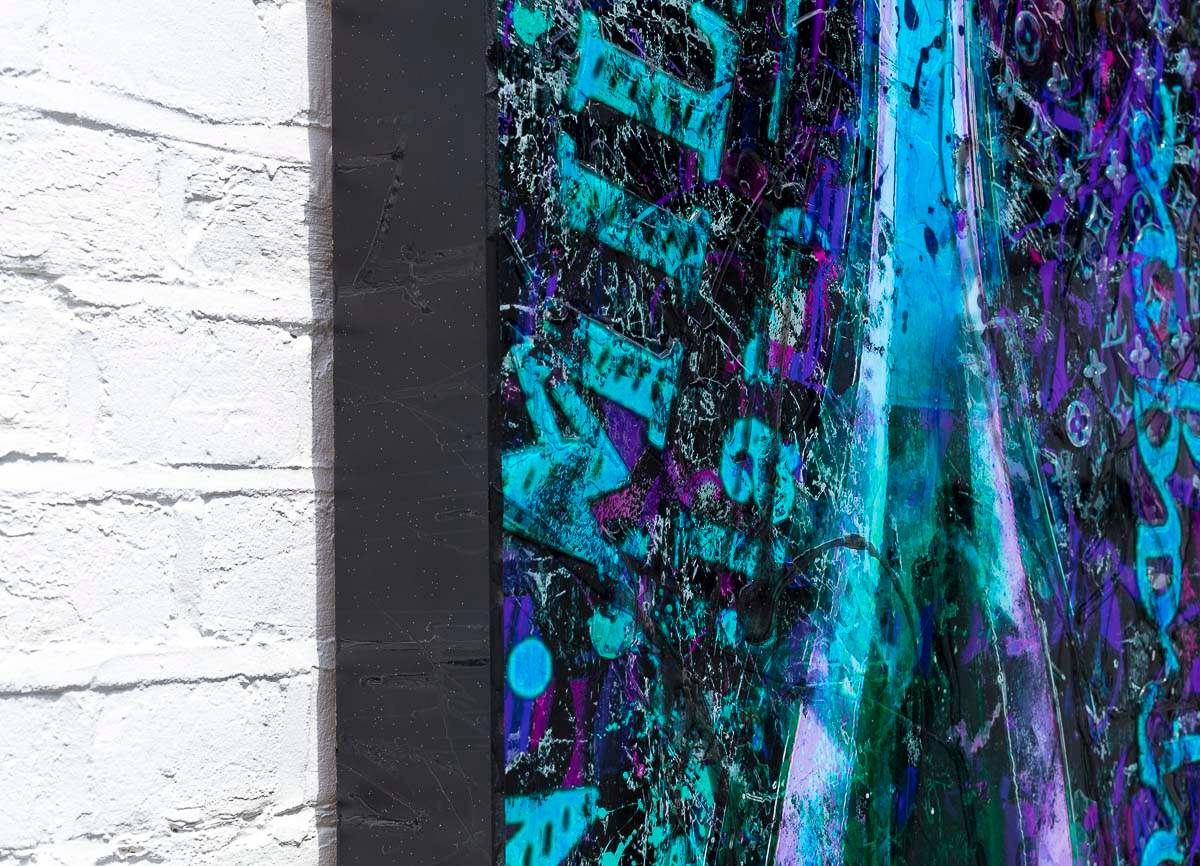 Ultra Violet - Original SOLD by artist Henri Miller - Wyecliffe Galleries