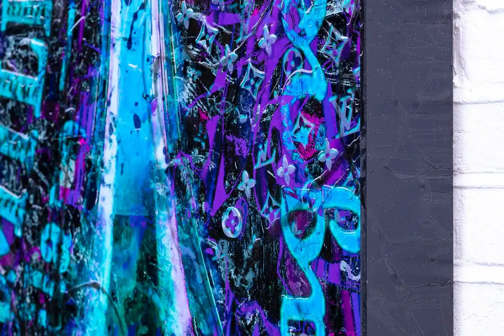 Ultra Violet - Original SOLD by artist Henri Miller - Wyecliffe Galleries