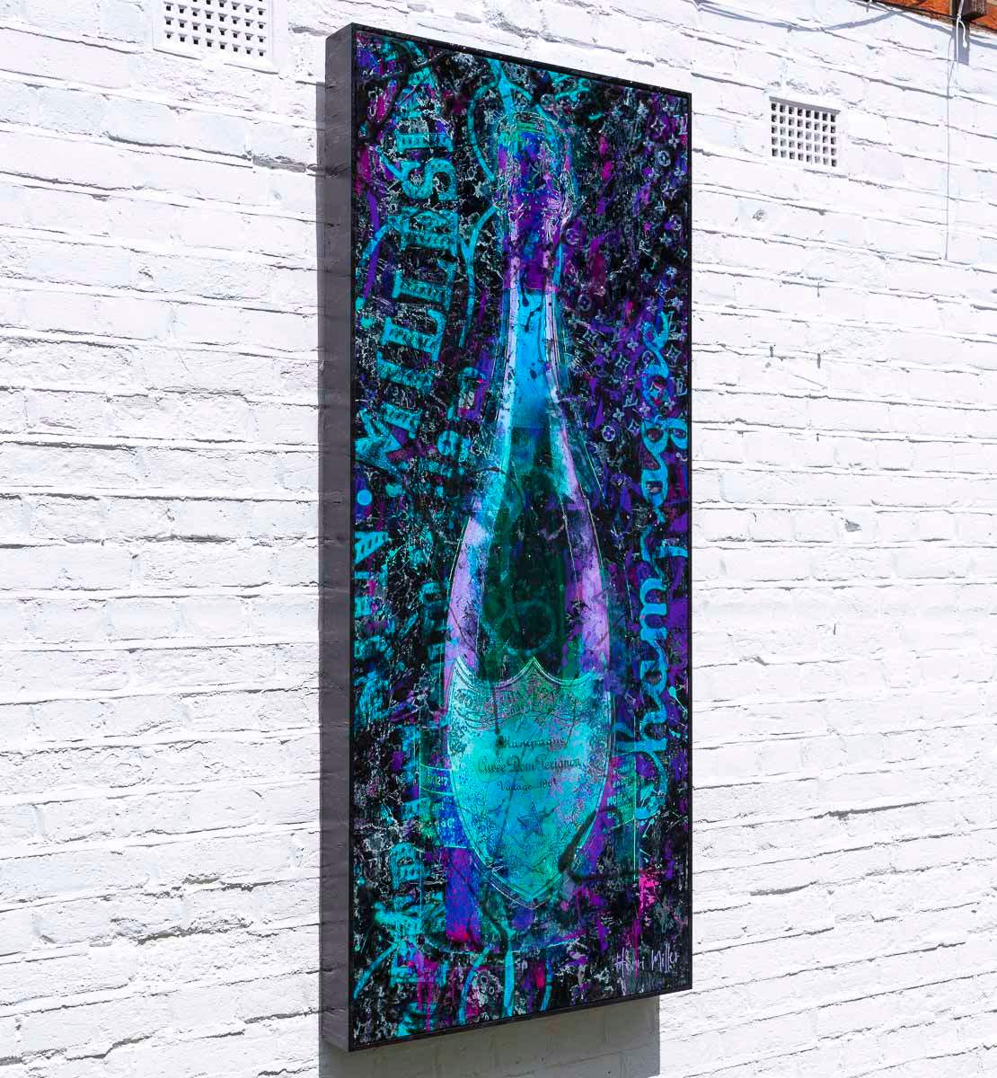 Ultra Violet - Original SOLD by artist Henri Miller - Wyecliffe Galleries