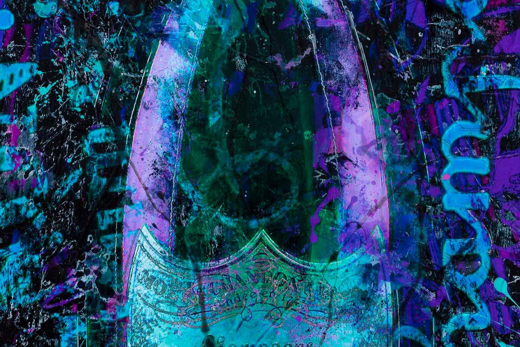 Ultra Violet - Original SOLD by artist Henri Miller - Wyecliffe Galleries