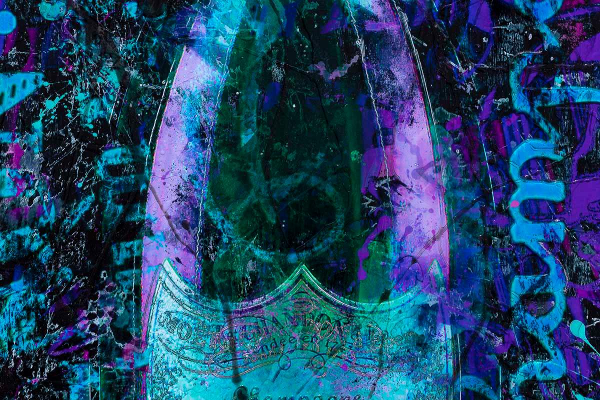 Ultra Violet - Original SOLD by artist Henri Miller - Wyecliffe Galleries