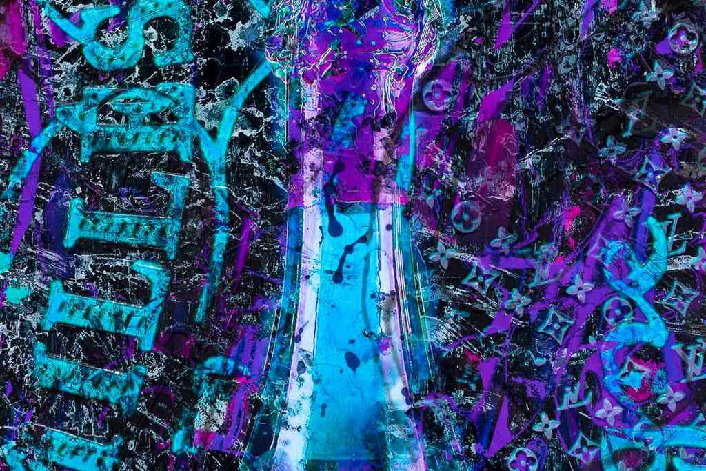 Ultra Violet - Original SOLD by artist Henri Miller - Wyecliffe Galleries